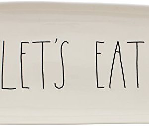Rae Dunn LETS EAT Serving Platter By Magenta 0 300x253