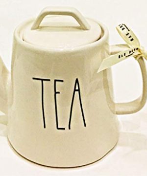 Rae Dunn Magenta 4 Cup Ceramic Tea Pot Inscribed TEA 32 Oz 0 300x360