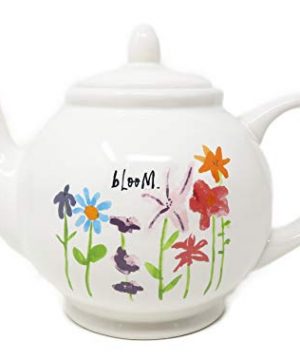 Rae Dunn By Magenta Artisan Collection Spring CollectionBLOOM Teapot 0 300x360