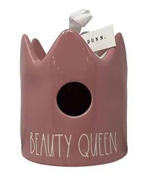 Rae Dunn By Magenta Beauty Queen Crown Birdhouse In Pink 0 300x360