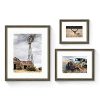 Farm Pictures Framed Artwork Decor Rustic Countryside Scenes And Wildlife Elk Photo Prints Wall Art With Frames For Bathroom Living Room Office 3 Panels 0 100x100