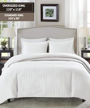 Comfort Spaces Kienna Quilt Set-Luxury Double Sided Stitching