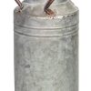 Old Fashioned Rustic Style Large Galvanized Milk Can Farmhouse Planter Vase With Handles 0 100x100