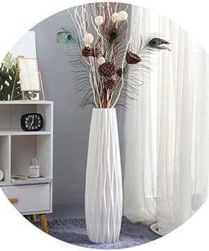 Walbrook Extra Large Floor Vase 23 - Large Vases for Decor Living Room  Floor, Tall Floor Vase, Pampas Grass Vase, Tall Vases for Floor, Tall Vases