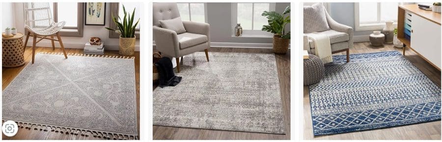 farmhouse rugs with patterns