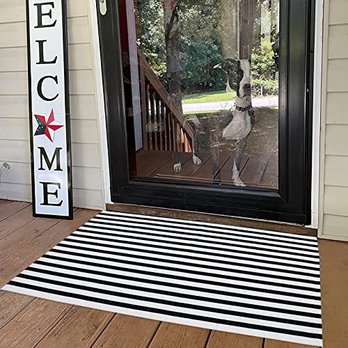 https://farmhousegoals.com/wp-content/uploads/2023/06/Black-and-White-Striped-Outdoor-Rug-275x43-Front-Porch-Rug-Washable-Farmhouse-Layered-Door-Mat-Cotton-Hand-Woven-Welcome-Mat-Throw-Carpet-for-EntrywayHome-EntranceLaundry-Room-23x36-0.jpg
