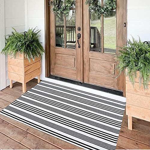 https://farmhousegoals.com/wp-content/uploads/2023/06/Black-and-White-Striped-Outdoor-Rug-Front-Porch-Rug-354x59-Cotton-Hand-Woven-Welcome-Mats-Layered-Door-Mats-for-Front-PorchEntrywayLaundry-RoomBedroomOutdoor-354x59-0-0.jpg