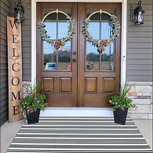 https://farmhousegoals.com/wp-content/uploads/2023/06/Black-and-White-Striped-Outdoor-Rug-Front-Porch-Rug-354x59-Cotton-Hand-Woven-Welcome-Mats-Layered-Door-Mats-for-Front-PorchEntrywayLaundry-RoomBedroomOutdoor-354x59-0.jpg