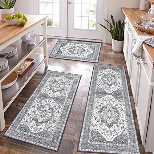 Herb Plant Rug Set- Sage/Parsley/Bay Leaves/Rosemary/Basil/Oregano Kitchen  Rugs with Runner, Kitchen Mat Set of 2, Kitchen Decor Accessories Things