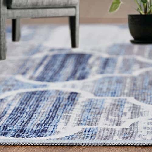 ZACOO 4' x 6' Machine Washable Area Rug Vintage Boho Foldable