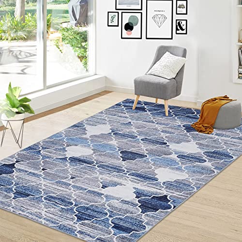 ZACOO 4' x 6' Machine Washable Area Rug Vintage Boho Foldable