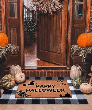 https://farmhousegoals.com/wp-content/uploads/2023/08/Halloween-Decor-Doormat-Combo-Set-100-Coco-Coir-Welcome-Mat-3-x-5-Black-and-White-Plaid-Rug-Halloween-Fall-Front-Porch-Entryway-Decor-Floor-Mat-Indoor-Outdoor-Autumn-Mats-Happy-Halloween-0-1-300x360.jpg